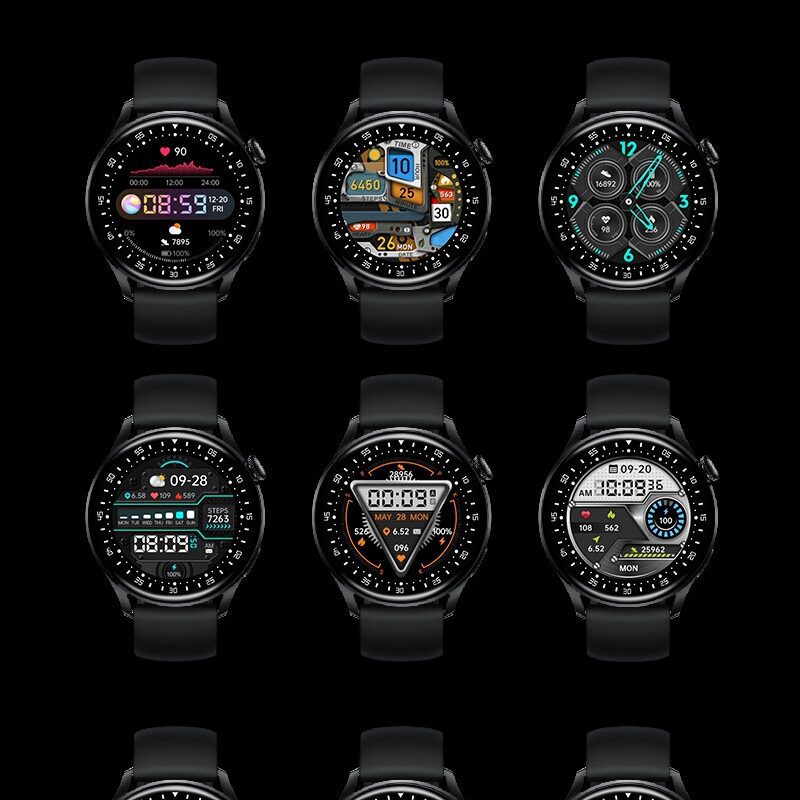 Смарт часовник Smartex SW3 Свързването се осъществява чрез Bluetooth версия 5.2 и приложението 